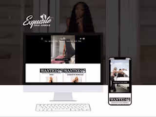 Custom E-Commerce Website On WiX For Hair Extensions