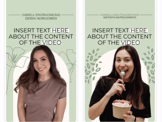 Nutritionist Instagram Reel Covers