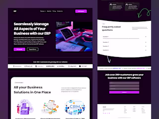 ERP Website Design