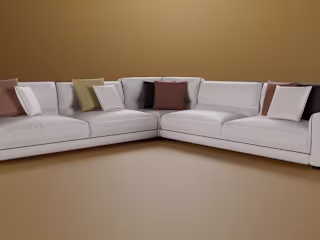 Couch for realistic 3D renders