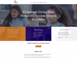 IQ Ignited | Website Design (Contributor)