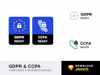 GDPR & CCPA - Compliance and Readiness Badges