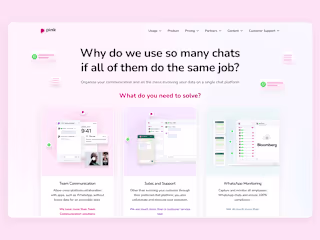 Pink App: Webflow Development 