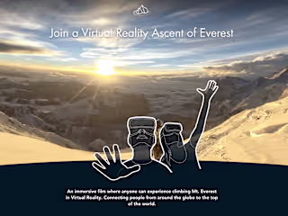 Everest VR immersive 360 no-code website