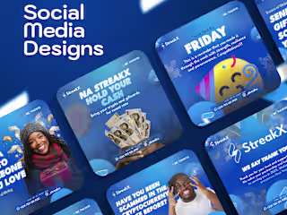 StreakX Social Media Designs