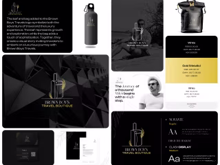 Brown Boy Travels Brand Identity Design | Logo Design