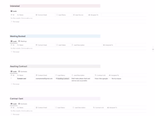 Automated Notion Lead Manager