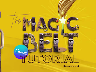 Youtube Thumbnail Design in Canva with Text Effects