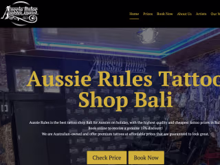Aussie Rules Tattoo Shop Bali