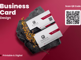 I will design business card and stationery design with qr code