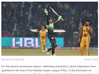 
WATCH: Shaheen Afridi propels Lahore Qalandars into the final