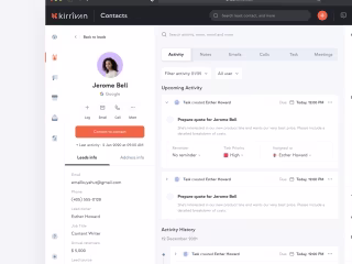 Kirrivan - Customer Relationship Management System