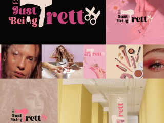 Just Being Pretty logo & Branding (Beauty & Cosmetics)
