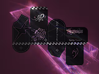 kristique - crystal shop branding