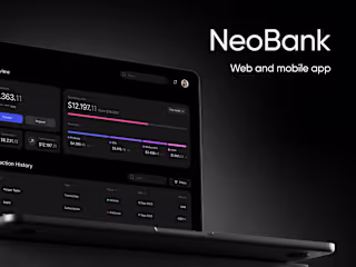 Neo Bank : UX/UI Design | Banking Web App