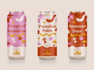 Wasaga Beach Cannabis Beverage Co. | Brand and Label Design