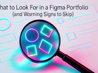 What to Look For in a Figma Portfolio (and Warning Signs to Skip)