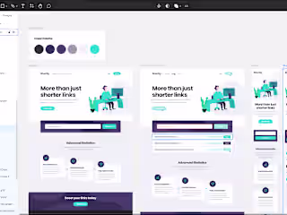 Figma to Website | Responsive URL Shortener 