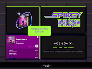 Band Website with 3D elements