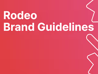 Rodeo Drive - Brand Guidelines