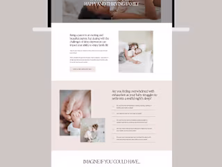 Website for Sleep Consultant