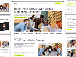 Bold & Engaging UI for a Modern Digital Agency