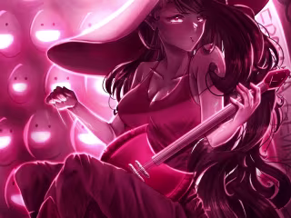 Illustration for Pink Collab On Instagram