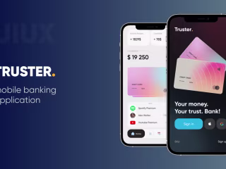 Truster. Mobile Banking App