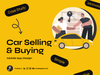 Car Selling and Buying - Mobile App Design