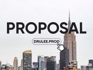 DRULEE.PROD | Design Presentation + Small Brand Identity
