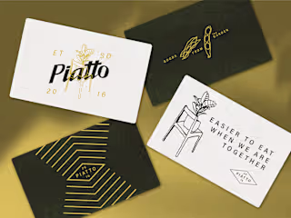 PIATTO | Brand Identity for Restaurant