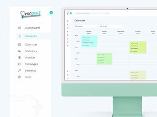 UX/UI Design for CRM Dental web app - ProDent