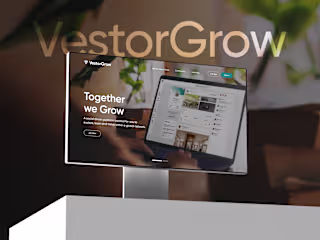VestorGrow — UI/UX & Branding