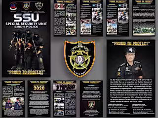 Brochure design for Police department