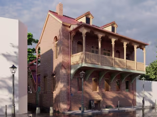 Reconstruction Project of Traditional Georgian Building