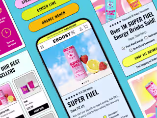 eBoost - Web design