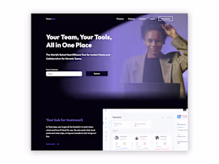 Website Design for TeamApp