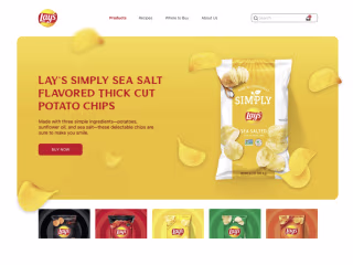 Lay’s UI WEB DESIGN