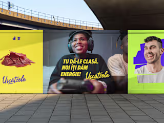 Branding one of Romania's first jerky snack