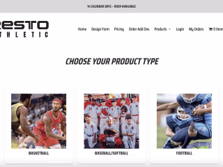 Resto Athletic - PHP WordPress template