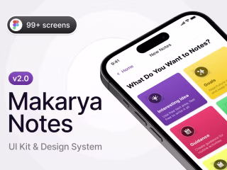 Makarya Notes v2 - UI Kit & Design System