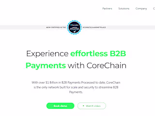 CorechainPay: Odoo ERP & B2B Payment Integration