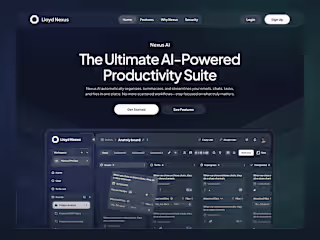 Nexus AI – Productivity App