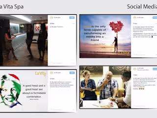 La Vita Spa Social Media Posts