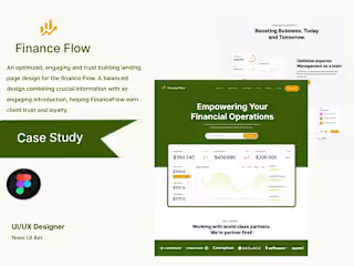 FinanceFlow Landing Page