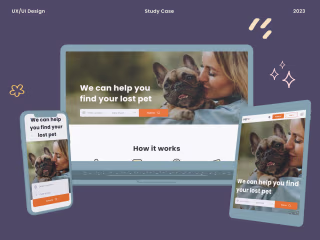 Web Service Pets - Study Case on Behance