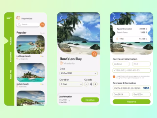 reservation \ travel app :: Behance