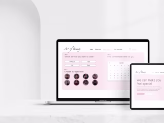 Beauty Salon Website design