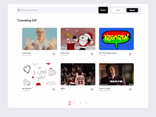 GIF Search Web App with GIPHY