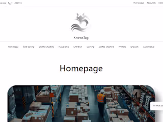 E-commerce Website Development for an Automation Shop